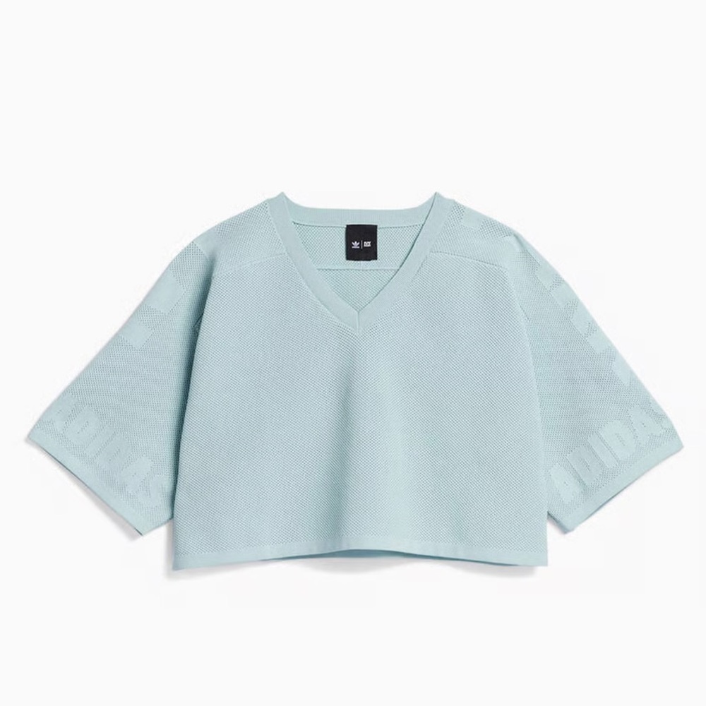 adidas x Ivy Park Knit Crop Jersey Inclusive Women's Short-Sleeve T-Shirt